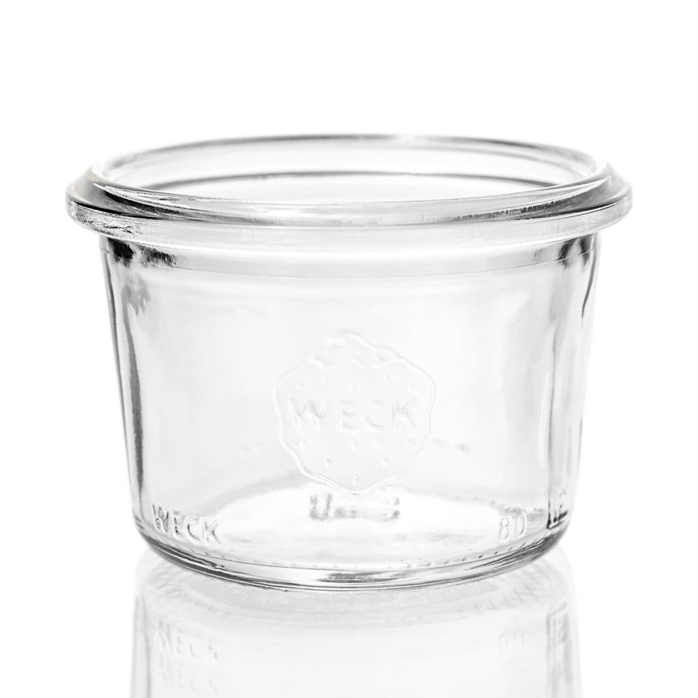 WECK-Mini-Sturzglas 80 ml RR 60 mit Glasdeckel