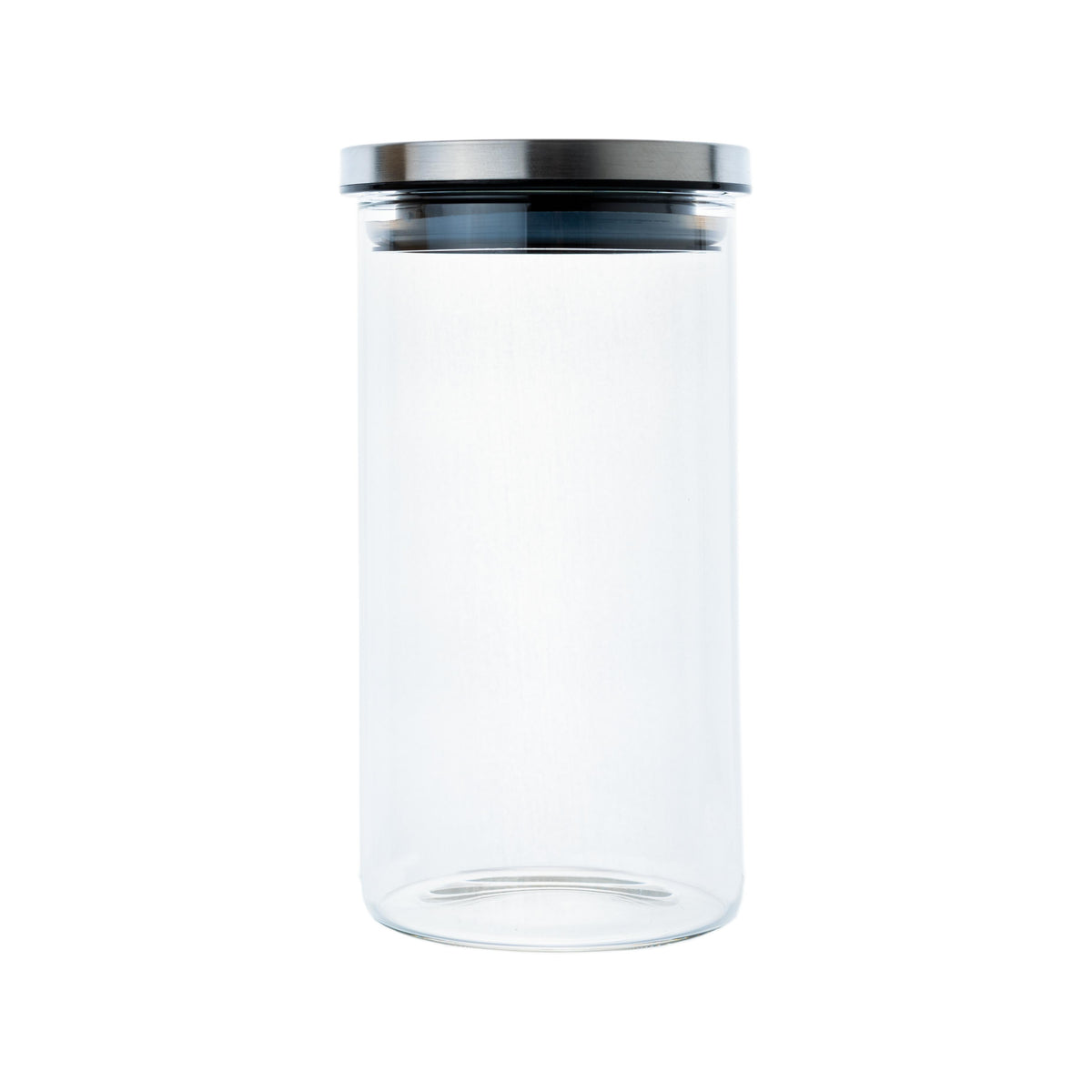Borosilikatglas - Vorratsglas 1100 ml mit Edelstahldeckel