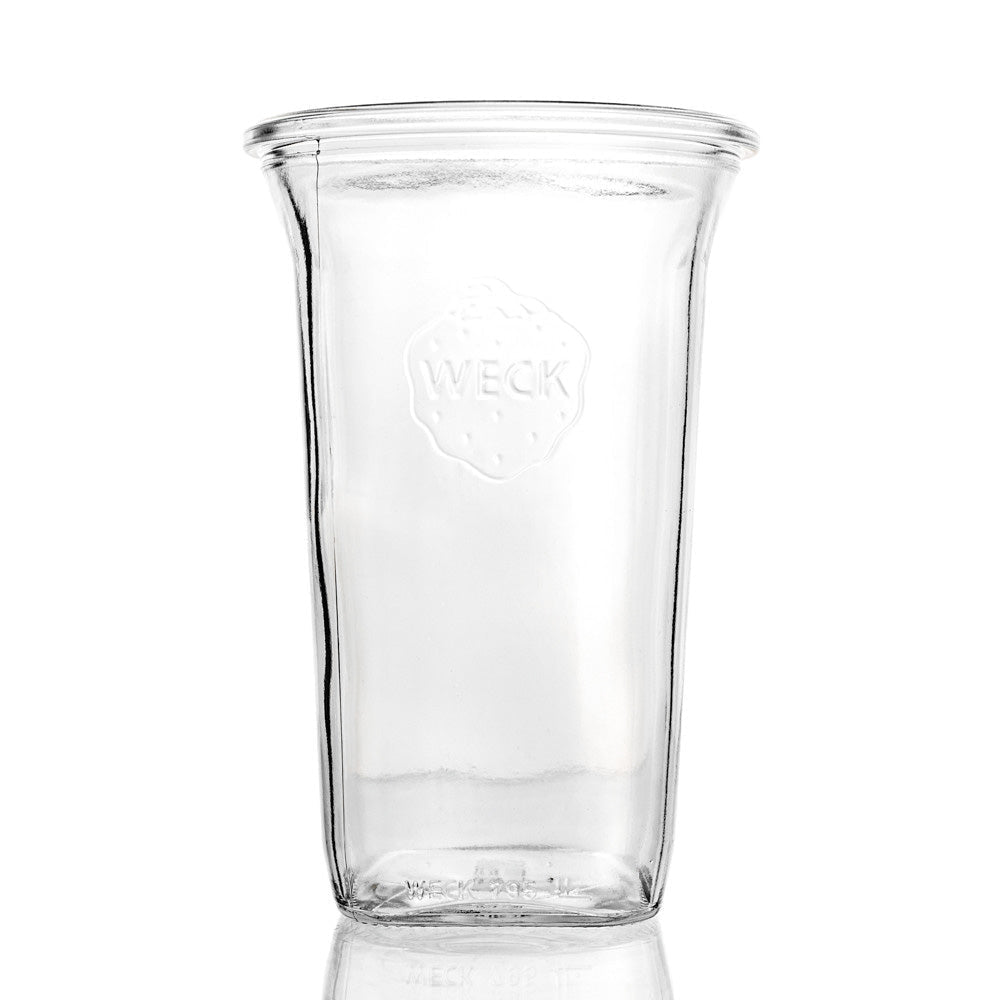 WECK-Quadro-Glas 795 ml RR 100 ohne Glasdeckel